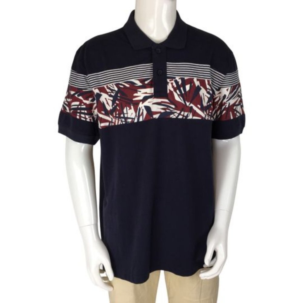 NWT Desigual Men's  Polo Sam Rep Stripes Sz XL